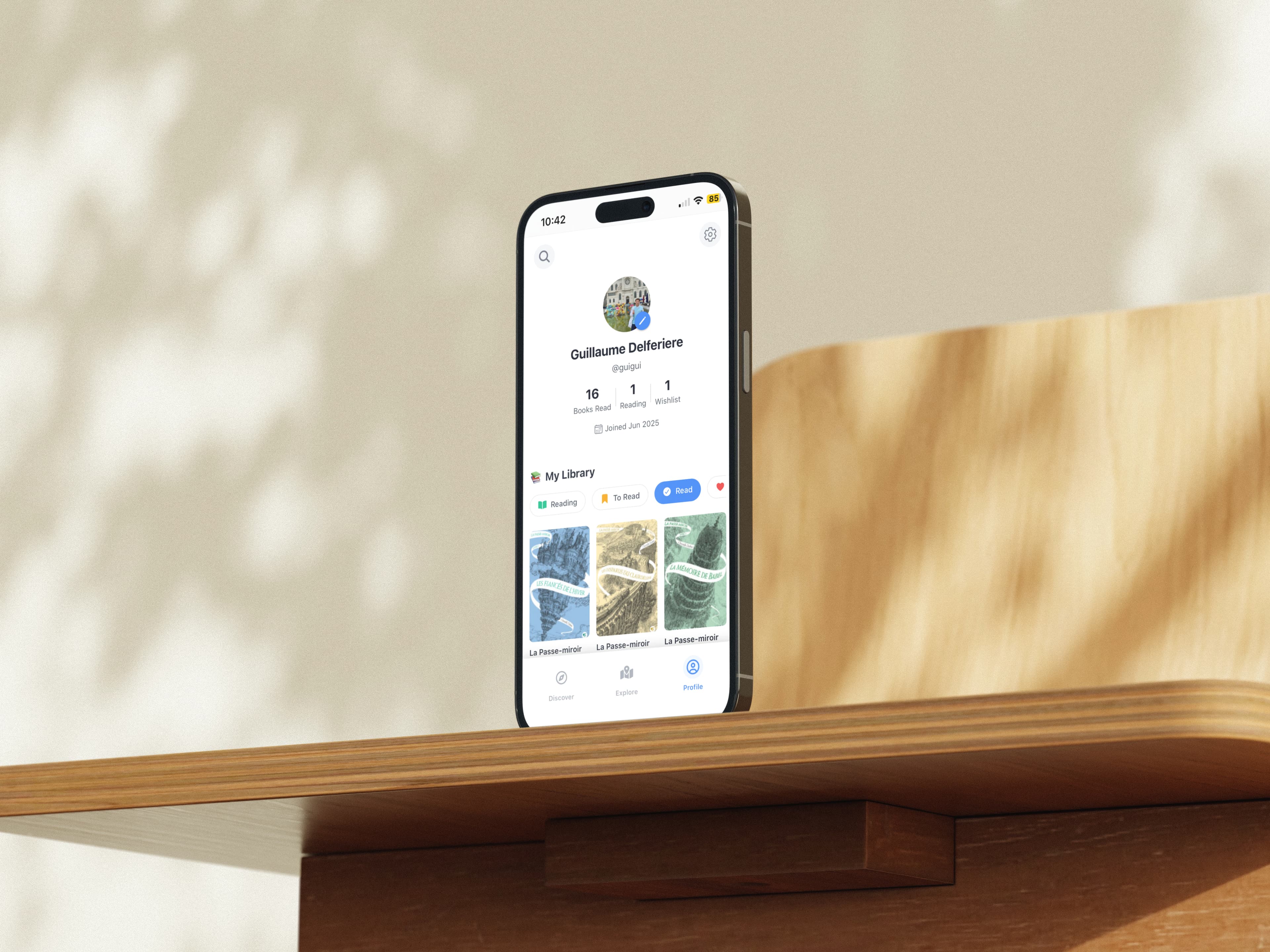 Aperçu du projet Bookworm